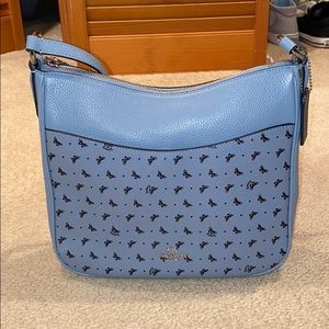 Coach Butterfly Print Leather Crossbody Bag